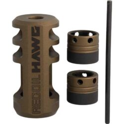 Browning Recoil Hawg Std. Muzzle Brake Smoked Bronze 5/8x24 and 1/2x28